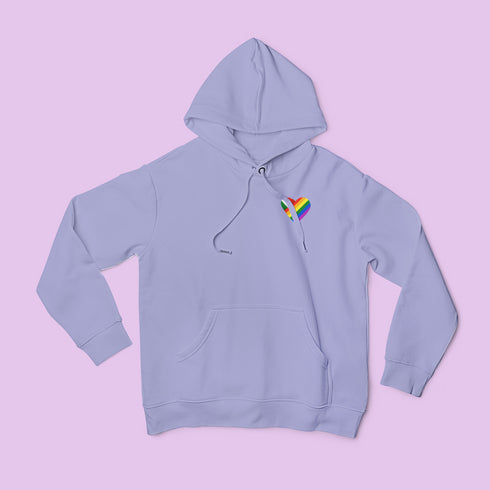 ZShowTime unisex kapucnis pulcsi - HUN Pride szív